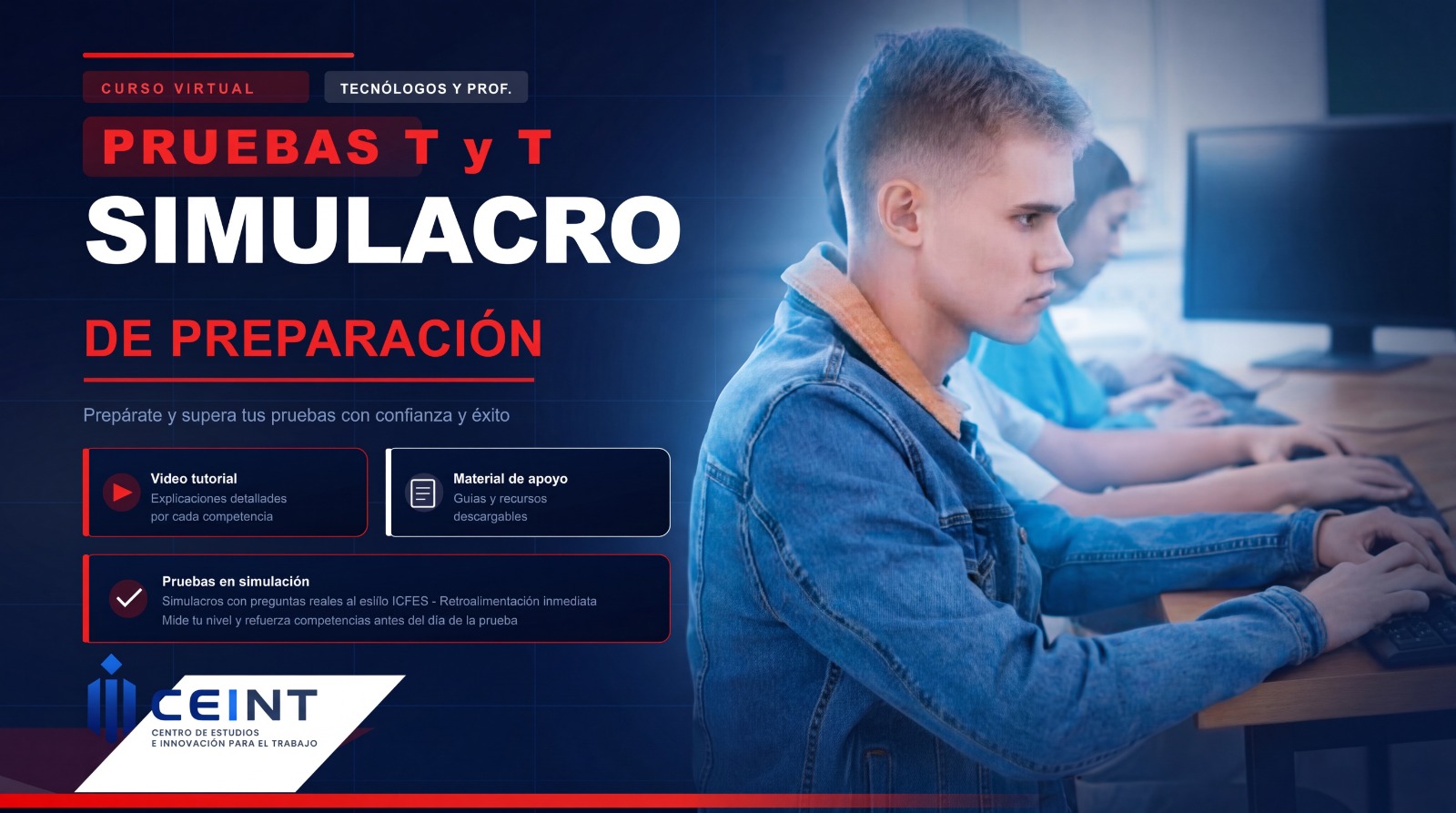 Simulacro Pruebas T y T para Tecnólogos y Profesionales